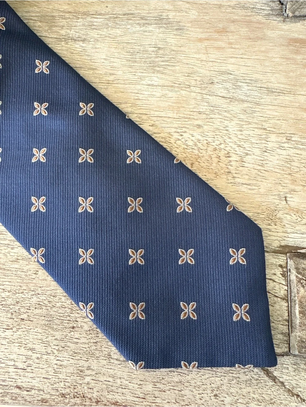 Camicissima Navy Patterned Silk Tie